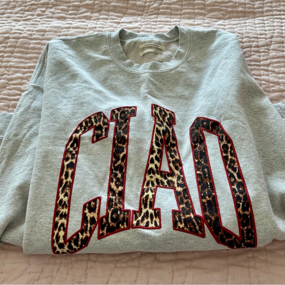 Anthropologie Ciao Oversized Sweatshirt